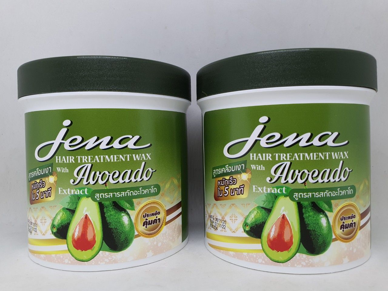  Kem ủ tóc bơ jena hair treatment wax with avocado giúp tóc khỏe giảm gãy rụng thái lan 500 ml 