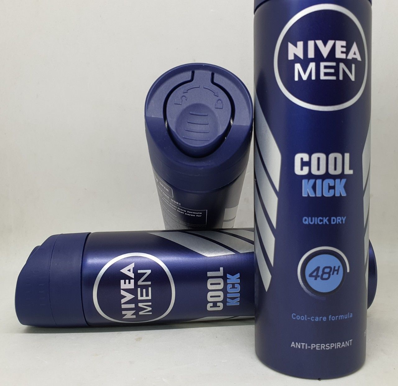 Xịt nivea men cool kick quick dry 48h hàng chính hãng đức 150 ml