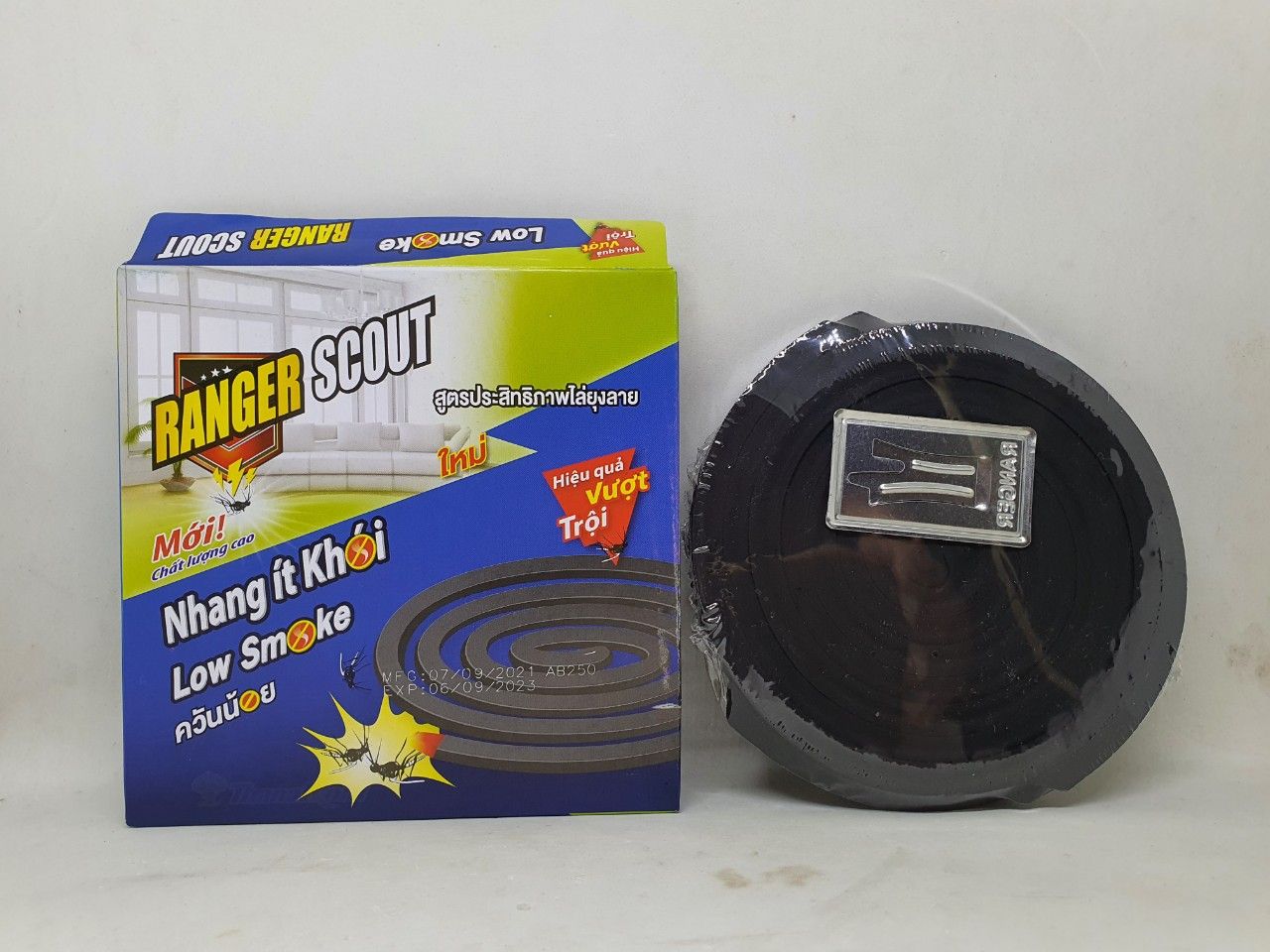  5 hộp nhang muỗi khoang ranger scout low smoke có 50 khoang nhang chính hãng thái lan 