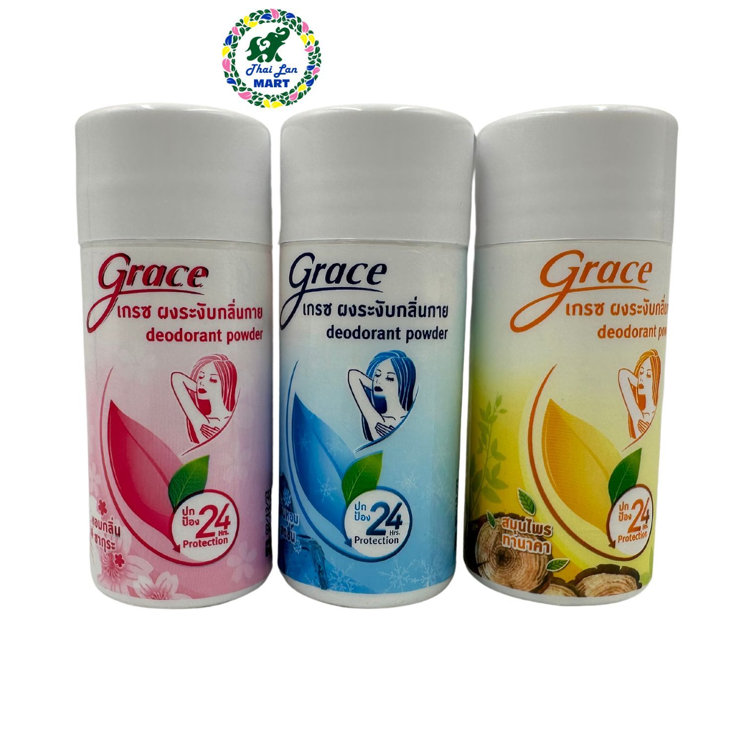  Phấn thơm grace deodorant powder khử mùi cơ thể tự tin khô thoáng hàng nội địa chính hãng thái lan 