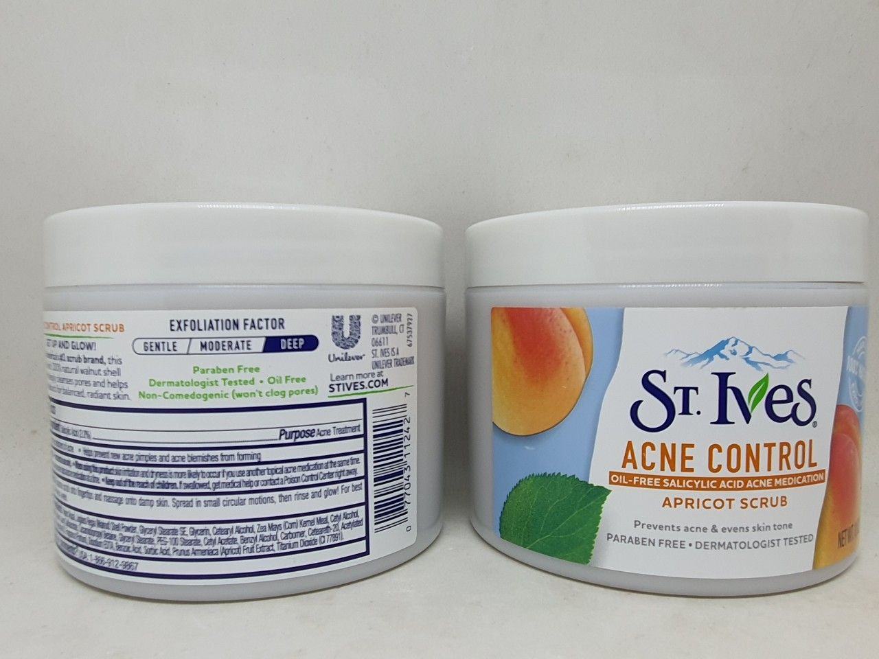 Tẩy tế bào chết st.ives acne control apricot scrub chính hãng mỹ 283 gam