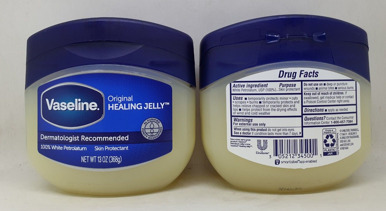 Vaseline original healing jelly dermatologist recommended dưỡng da chính hãng mỹ 368g