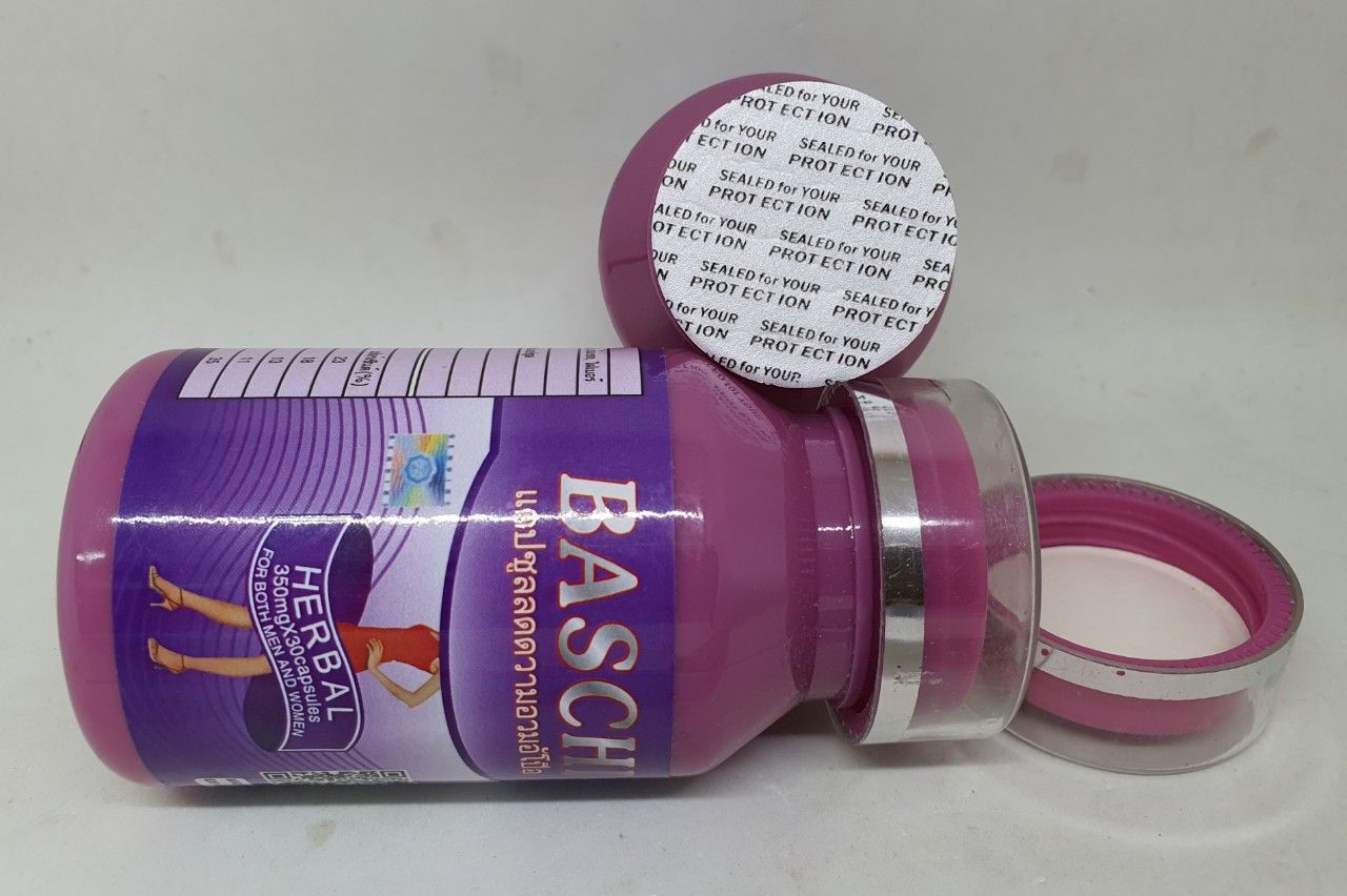 Viên uống giảm cân baschi quick slimming capsule màu tím 30 viên