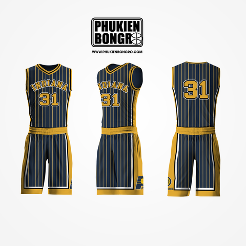  Đồng phục bóng rổ thiết kế Indiana 