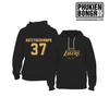 Áo hoodie bóng rổ Los Angeles Lakers