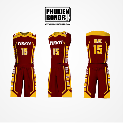  Đồng phục bóng rổ thiết kế NKKN 