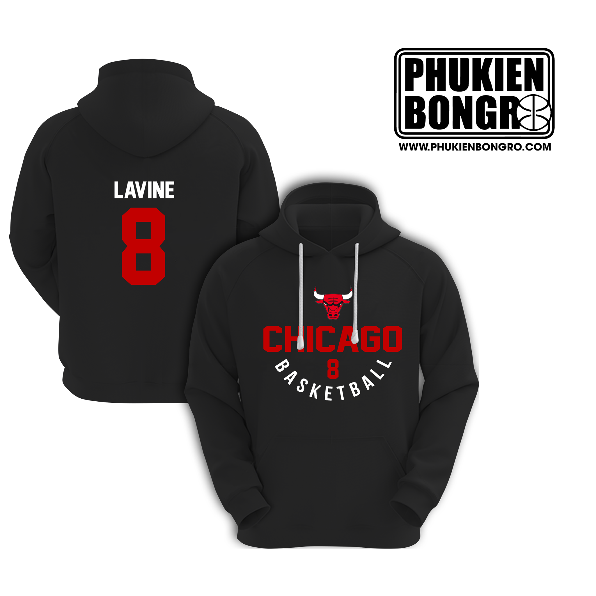 Áo khoác Hoodie Bóng Rổ Chicago Bulls