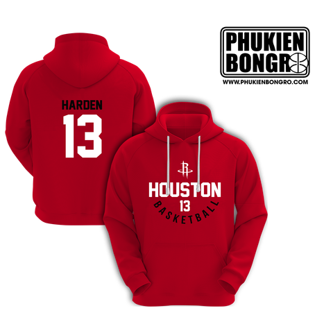  Áo Khoác Hoodie Bóng Rổ Houston Rockets 