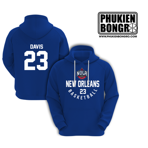  Áo Khoác Hoodie Bóng Rổ New Orleans 