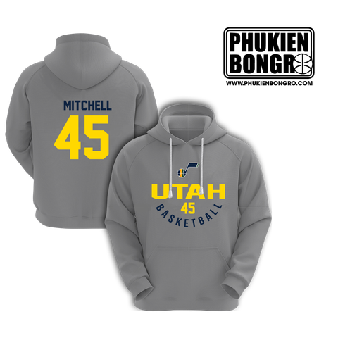  Áo Hoodie Bóng Rổ UTAH JAZZ 