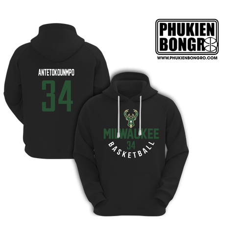  Áo khoác Hoodie Bóng Rổ Millwaukee Bucks 