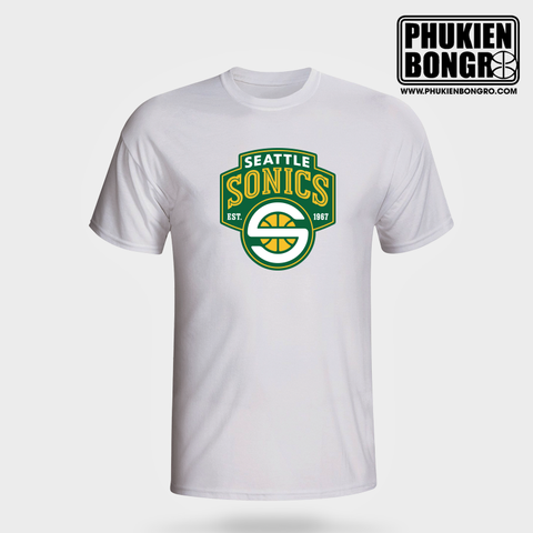  Áo phông bóng rổ Seattle Sonics 