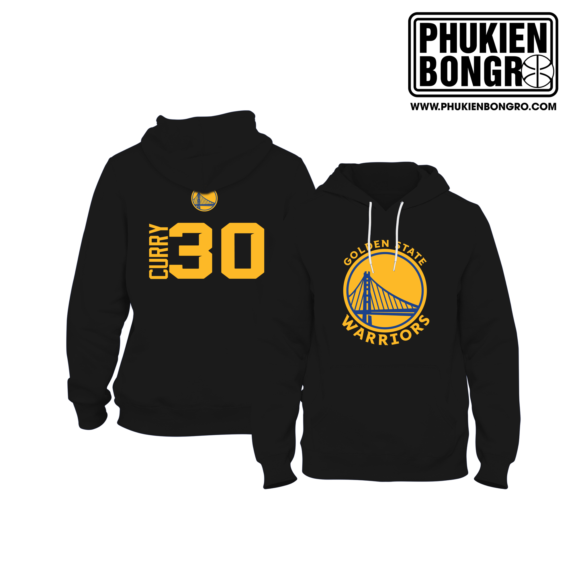 Áo khoác hoodie bóng rổ GSW Golden State Warriors Curry
