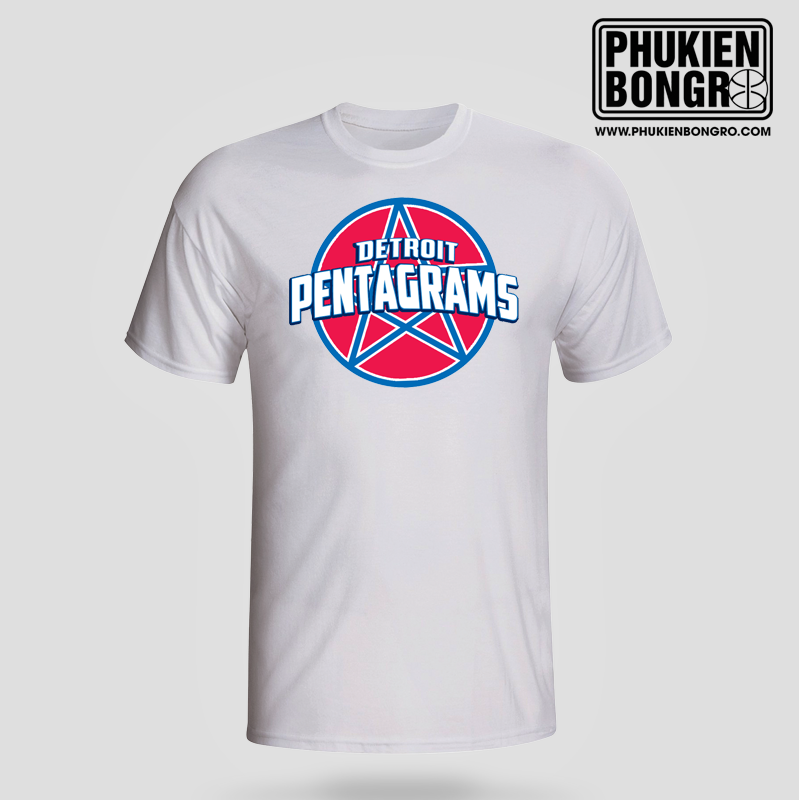 Áo phông bóng rổ Detroit Pentagrams