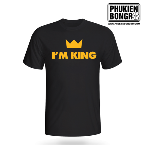  Áo phông bóng rổ LB Lebron James I'm King 