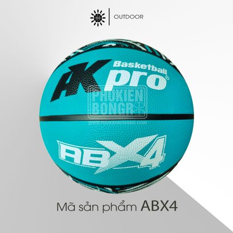  Banh Bóng Rổ Cao Su AKpro ABx4 - Blue 