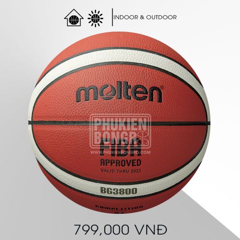  Banh Bóng Rổ Molten Fiba Approved BG3800 (Size 6) 