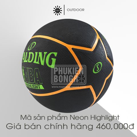  Banh Bóng Rổ SPALDING Neon Highlight 