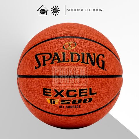  Banh Bóng Rổ Chính Hãng Spalding TF-500 Excel 2024 