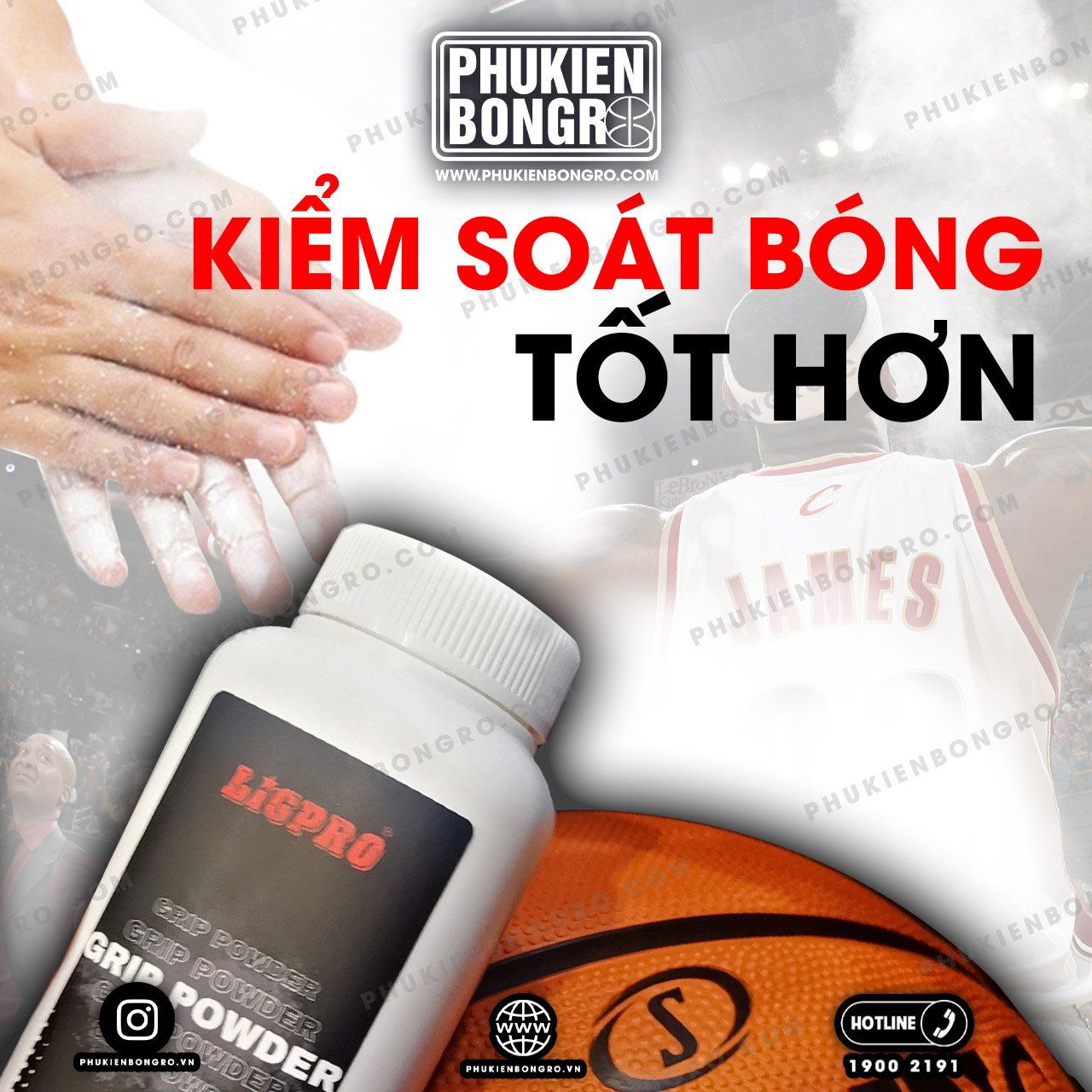 Phấn Chống Trơn - Phấn Hút Mồ Hôi