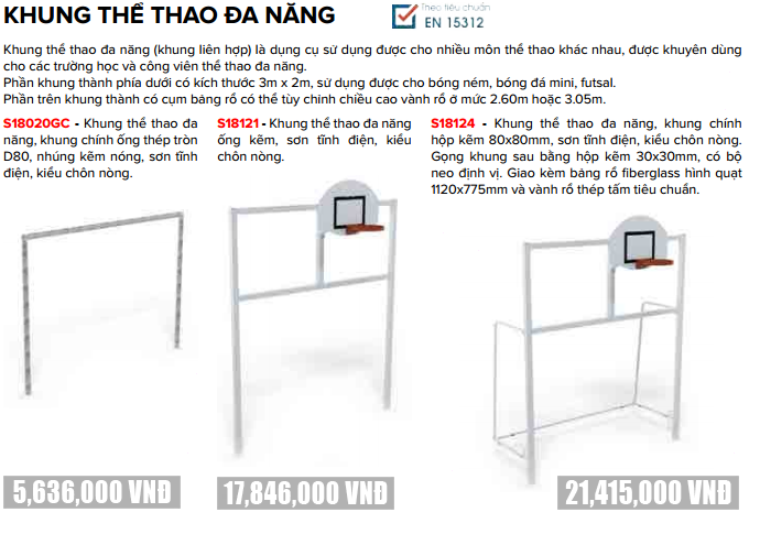 Khung thể thao đa năng Sodex Sport