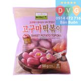 Bánh Gạo Tokbokki Nhân Khoai Lang Ngọt 칠갑농산 Nhập Khẩu Hàn Quốc 500g