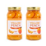 Combo 2 Hũ Đào Vàng Ngâm Nongwoo (680g/Hũ) - Nhập Khẩu Hàn Quốc