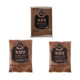 Combo 3 Gói Đường Nâu Đen CJ Hàn Quốc 1kg - Đường Dark Brown