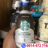 Cà Phê Starbukcs Vị Espresso Và Kem Double Shot Hàn Quốc Lon 275ml