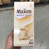 Cà phê hoà tan MAXIM WHITE GOLD 234g ( Gồm 20 gói 11,7g)