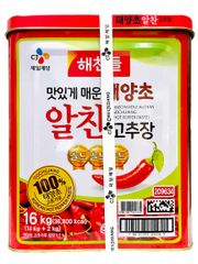 Tương Ớt Gold Gochujang Daesang 4 Sao Hàn Quốc 14kg ( Tương Ớt 4 Sao) 대상)(쌀)진골드고추장/캔(별4개)