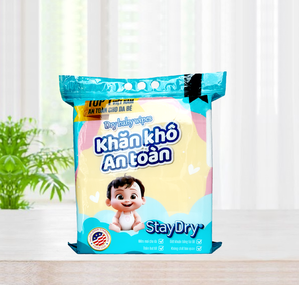  Dry baby wipes-Khăn khô an toàn StayDry 