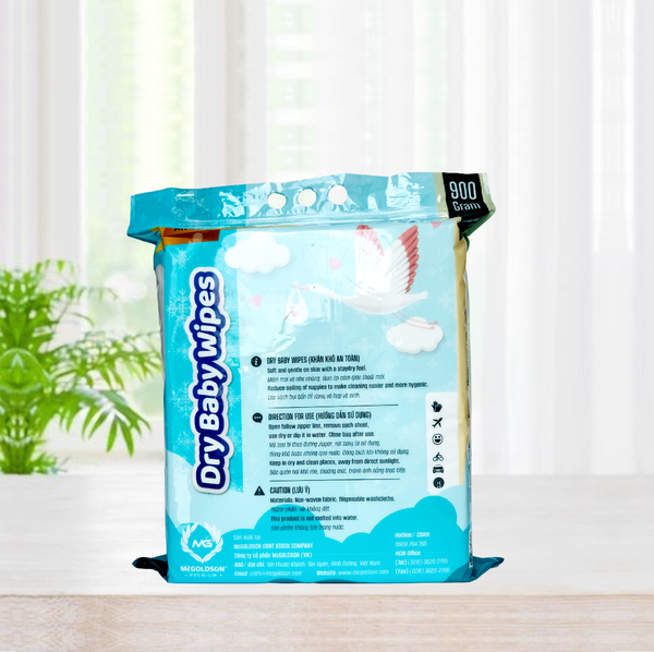  Dry baby wipes-Khăn khô an toàn StayDry 