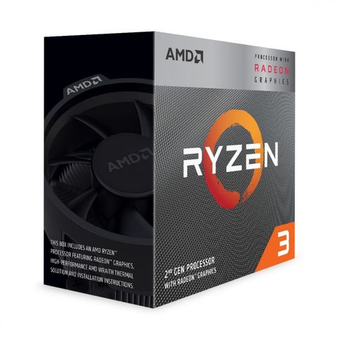 CPU AMD Ryzen 3 3200G (Up to 4.0Ghz/ 6Mb cache)