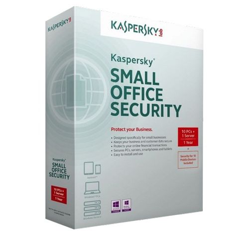 Phần mềm diệt virus Kaspersky Small Office Security (1 Server + 10 máy trạm)