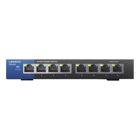 Switch Linksys LGS108 8-Port Business Desktop Gigabit