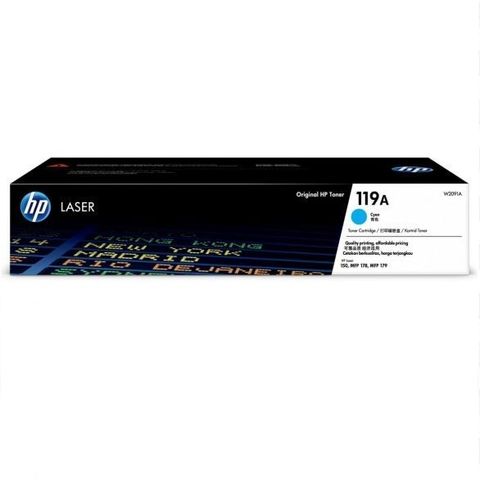 Mực in HP 119A Cyan Original Laser Toner Cartridge (W2091A)