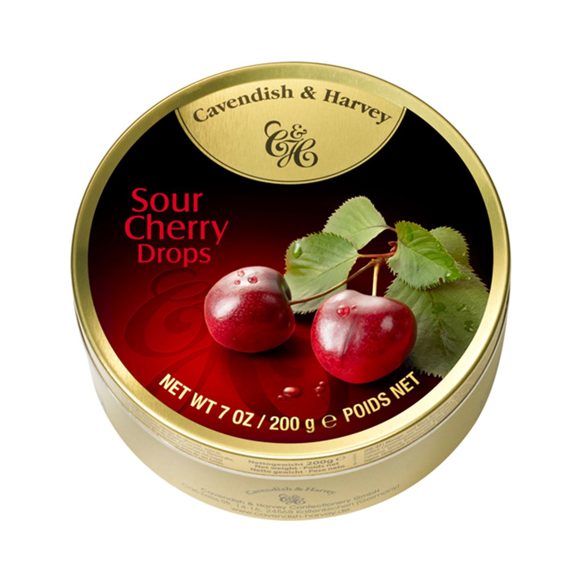 Kẹo Cavendish and Harvey SOUR CHERRY DROPS 200g - Hàng Đức