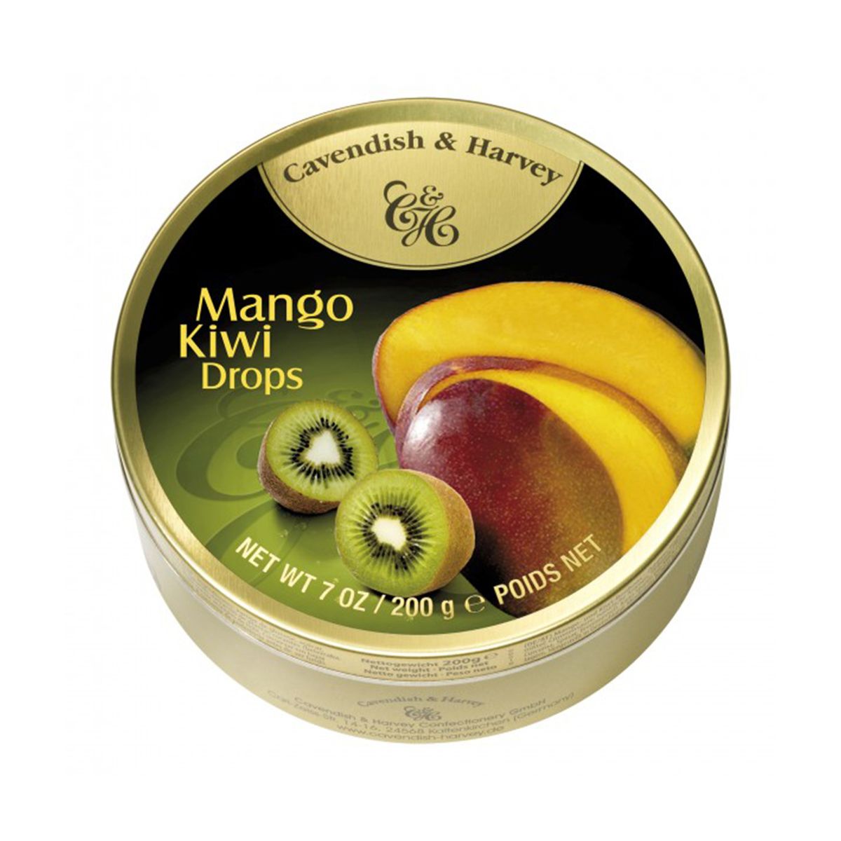 Kẹo Cavendish and Harvey MANGO AND KIWI DROPS 200g - Hàng Đức