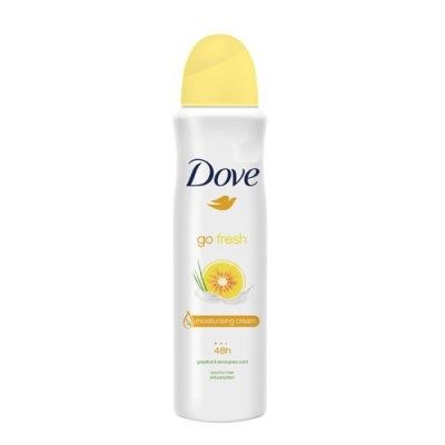 Xịt Khử Mùi Dove Go Fresh GRAPEFRUIT & LEMONGRASS 150ml