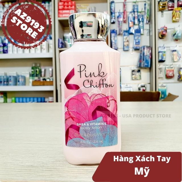 Dưỡng Thể Bath And Body Works PINK CHIFFON 236ml