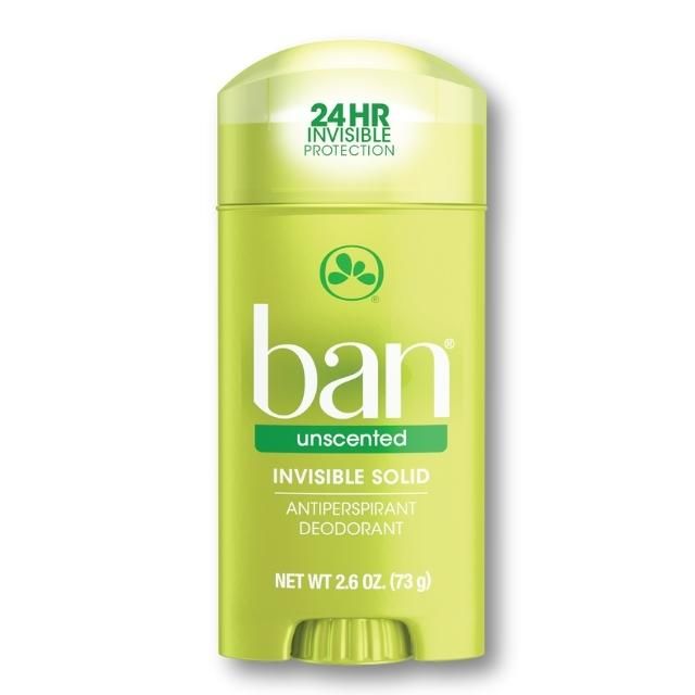 Lăn Khử Mùi Nữ BAN UNSCENTED (Không Mùi), Dạn Sáp Trắng, 73g
