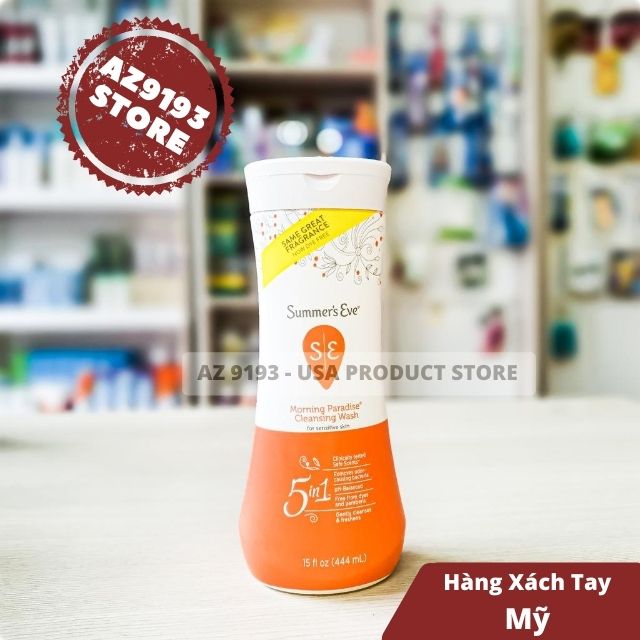 Dung dịch vệ sinh phụ nữ Summer's Eve MORNING PARADISE 444ml