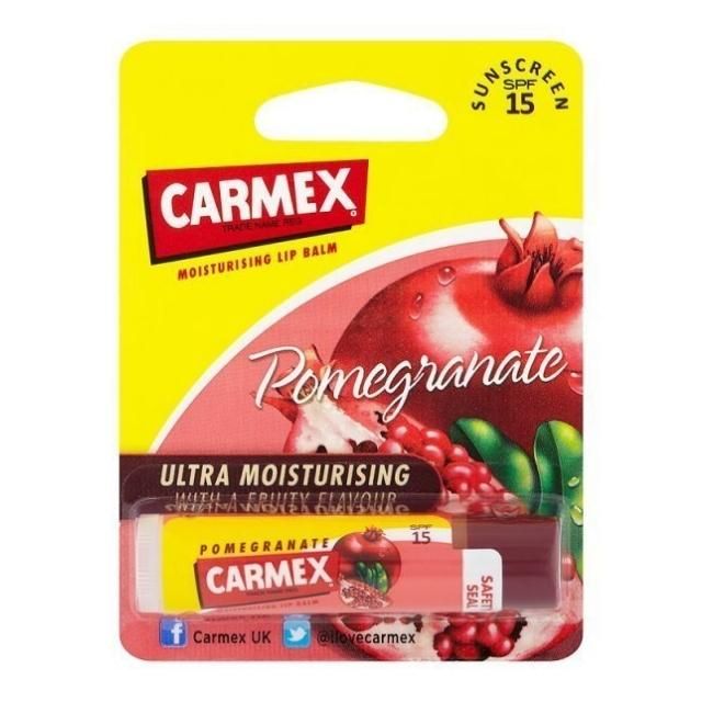 Son Dưỡng Môi Carmex, Premium Stick, POMERGRANATE - Lưu, 4.25g