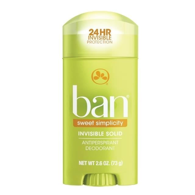 Lăn Khử Mùi Nữ BAN SWEET SIMPLYCITY, Dạn Sáp Trắng, 73g