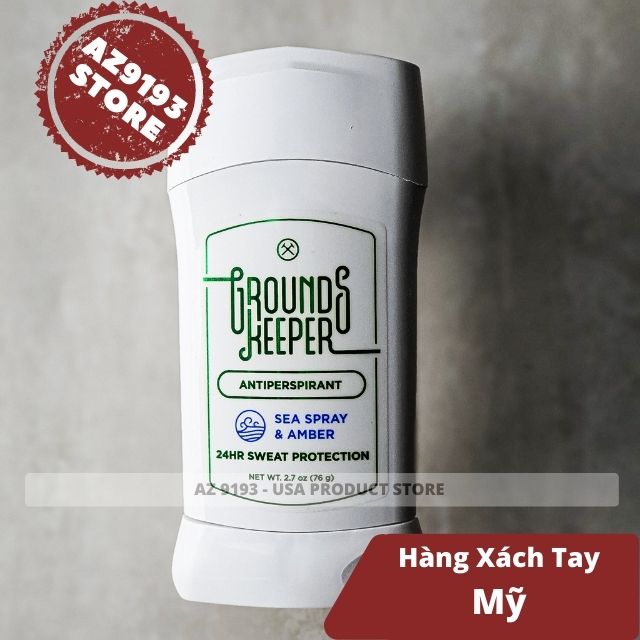 Lăn Khử Mùi Grounds Keeper Sea Spray Amber Antiperspirant 76G (Sáp Trắng)