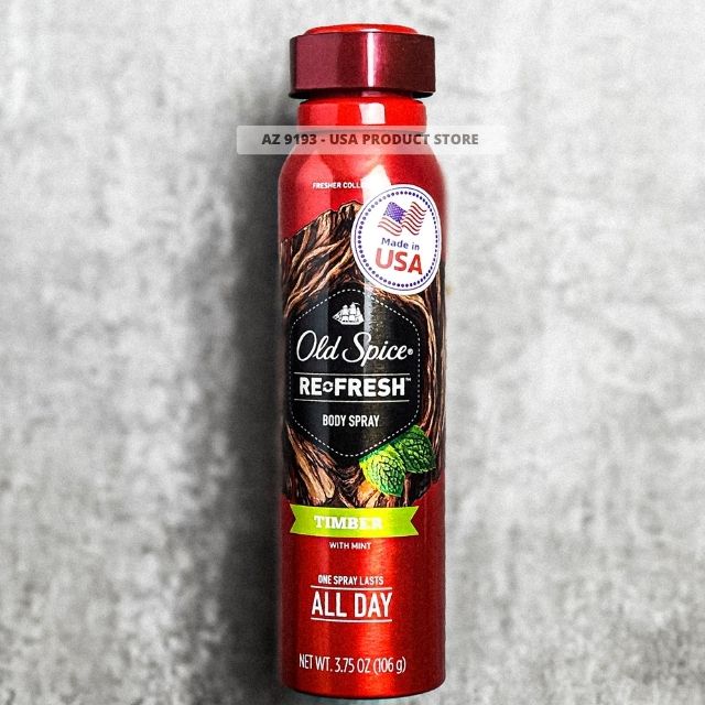 Xịt khử mùi toàn thân Old Spice TIMBER 106g