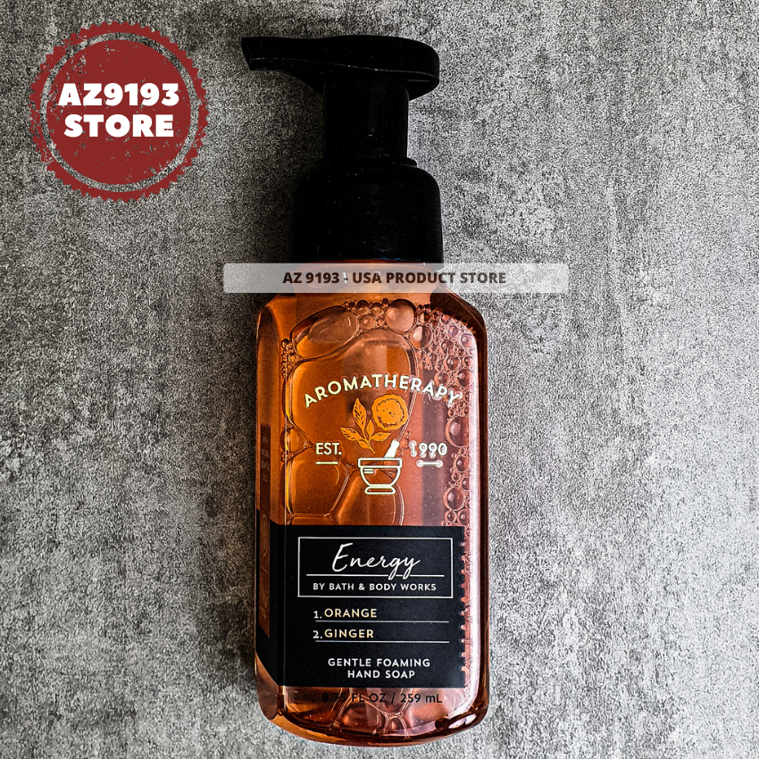 Nước rửa tay dạng bọt Bath and Body Works Aromatherapy ORANGE + GINGER 259ml