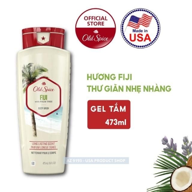Sữa Tắm Old Spice Fresher Collection FIJI 473ml