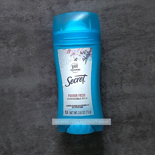 Lăn Khử Mùi Secret pH Balanced POWDER FRESH - Dạng Sáp 73g